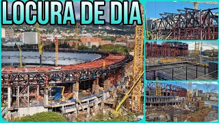 🔴OBRAS CAMP NOU 3 de Octubre⚠️Dia con muchos trabajos [upl. by Tiena]