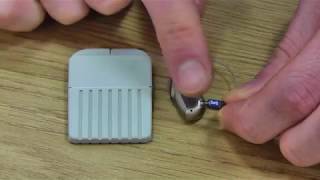 HOW TO change a Cerustop wax guard  filter on a hearing aid [upl. by Anitnoc827]