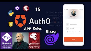 Auth0 okta 15  App User Login in Blazor Wasm Roles [upl. by Atiek674]