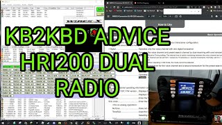 HRI200 WIRES X  KB2KBD Dual Radios  Advice From Ken [upl. by Madel]