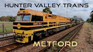 Australian Trains Hunter Valley Metford Station [upl. by Ylas]