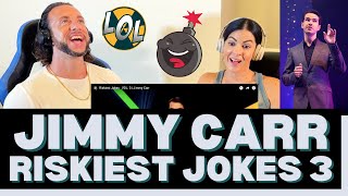 First Time Hearing Jimmy Carr Riskiest Jokes Vol 3 Reaction  LESS RISKY OR ARE WE DESENSITIZED NOW [upl. by Naujaj]