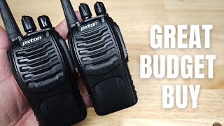 TOP PICK BUDGET 2 WAYWALKIE TALKIE RADIO OUTDOORHIKING EVENTS PXTONBAOFENG BF888S FULL REVIEW [upl. by Kakalina988]