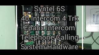 Syntel Neos 6s Epabx 40 Intercom Telephone Calling System Machine Hardware Board Repair Om Amritsar [upl. by Favata511]