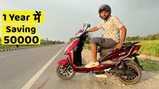 Best Electric Scooter in Low Price Nij Xpro Test Ride Review [upl. by Aicnetroh]