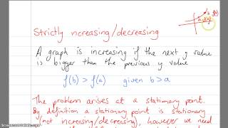 Strictly Increasing and Decreasing [upl. by Abbi]