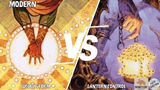 Gruul Storm VS Lantern Control MTG Modern Magic Con Chicago Prep [upl. by Okiman]