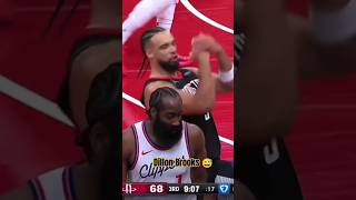 Dillon Brooks mocking James Harden traveling and flopping😅😭 [upl. by Joon684]