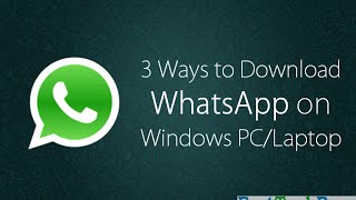 WhatsApp Web Version PCMAC  WebWhatsAppcom [upl. by Naira]