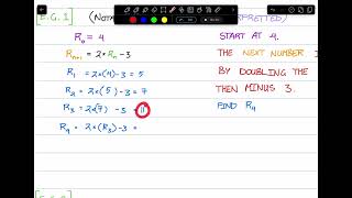 Recurrence Relations 1 [upl. by Oinoitna]