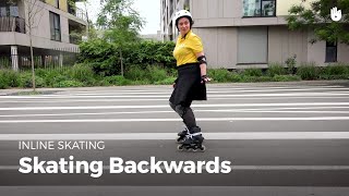 How to Skate Backwards  Inline Skating [upl. by Iorgo590]