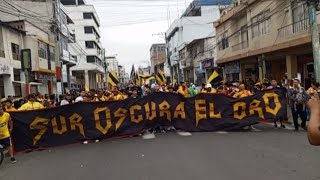 Sur Oscura  Caravana hacia el estadio 9 de mayo  Machala 2024 [upl. by Nivej]