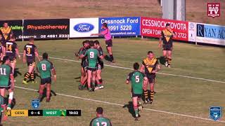 2018 Newcastle RL  First Grade Round 12 Highlights  Cessnock v Western Suburbs [upl. by Tracey337]