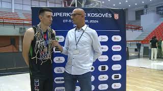 Erjon Kastrati flet pas finales së Superkupës [upl. by Cleavland]