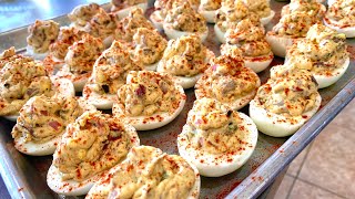 Worlds Best Smoked Deviled Eggs [upl. by Asylem229]