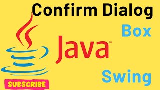 Simple Program of Confirm Dialog Box in Java Swing [upl. by Marmawke]