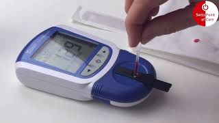 Mission 3in1 Cholesterol  Performing test ENG  Swiss Point of Care [upl. by Assetal]