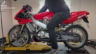 Cagiva Mito 125cc dyno [upl. by Schnurr34]