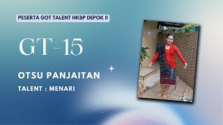 GT15 Otsu Panjaitan  Talent  Menari  The Got Talent HKBP Depok II [upl. by Robinetta]