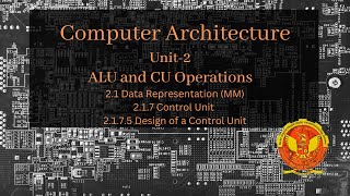 2175 Design of a Control Unit  UNIT 2  IT402  Computer Architecture  RGPV [upl. by Mya]