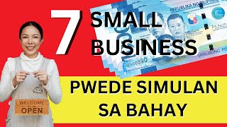 Small Business Ideas at Home Philippines  7 Negosyo Ideas at Home Philippines  Patok na Negosyo [upl. by Selby412]