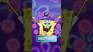 spongebob zodiac Sagittarius ♐️  shorts [upl. by Oker]