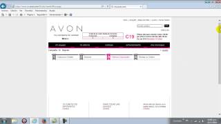 Colocar Pedido Avon por Internet [upl. by Lemieux897]