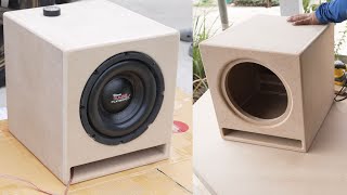 DIY 10 inch Subwoofer Box  BudgetFriendly Build [upl. by Apple991]