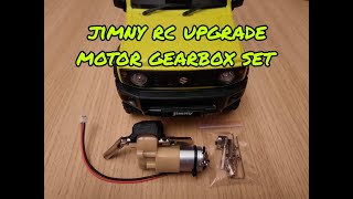 XIAOMI Jimny RC Car 116 upgrade 180 motor torque gearbox metal drive shaft [upl. by Adnomar]