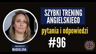 Szybki Trening Angielskiego A1A2  Pytania I Odpowiedzi  meeting 96 [upl. by Mahla]