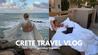 Lets go to Greece⎢travel vlog exploring Crete [upl. by Ailahs655]