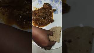 masala chiken ruti subscribe food shoerts like [upl. by Janeczka848]