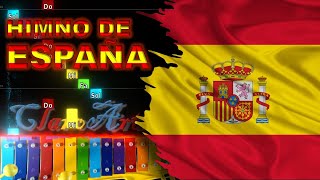 ¿Cómo tocar el Himno de España carrillon glockenspiel [upl. by Onitsoga]