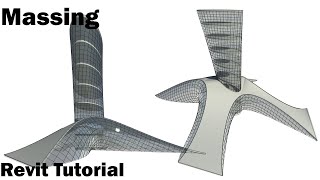 Revit Tutorial  Complex Forms Massing [upl. by Imena]