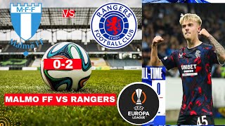 Malmo FF vs Rangers 02 Live Stream Europe League UEFA Football UEL Match Score 2024 Highlights FC [upl. by Auguste]