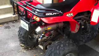 Polaris scrambler 500 FMF Exhaust [upl. by Shaver]