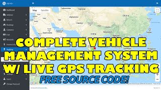 Fleet Management System with Live GPS Tracking in PHP  Free Source Code Download [upl. by Lunneta]