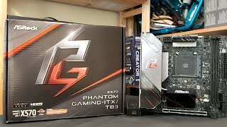 The most compact and featurepacked X570 motherboard  ASRock X570 Phantom Gaming ITXTB3 [upl. by Ebehp]