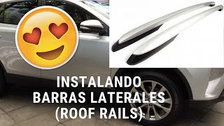 Review  Tutorial Barras Laterales RAV4 2016 instalación explicación [upl. by Aikaj]