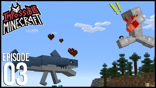 IMPOSSIBLE Minecraft  Episode 3 LAND SHARKS [upl. by Birch]