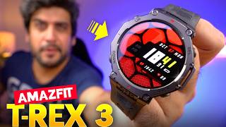 Best ULTRA RUGGED Smartwatch ⚡️ Amazfit TREX 3 Review [upl. by Arsi]