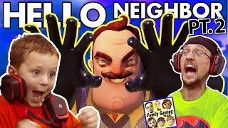 WE SCARED OUR BLIND NEIGHBOR FGTEEV Scary Hello Neighbor Horror Game Part 2 Alpha 2 Update [upl. by Ojadnama]