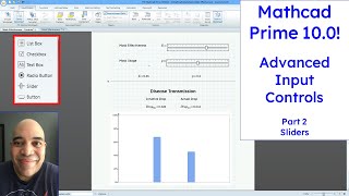 Mathcad Prime 100  Advanced Input Controls  Sliders [upl. by Inah]