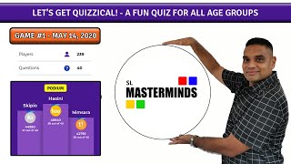 Lets Get Quizzical  Game 1  Fun Educational Quiz  Quiz Master Shehan Kumar  Sri Lanka Trivia [upl. by Nalhsa]