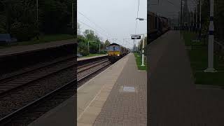 UK Letchworth Garden City Railway Station Diesel locomotive [upl. by Nosirrah]