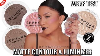 new 14 SEPHORA COLLECTION MATTE CONTOUR amp LUMINIZER  ALL DAY WEAR oily skin  MagdalineJanet [upl. by Norraf]