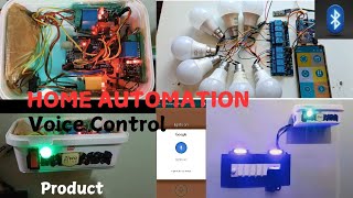 Home automation using Bluetooth module  Arduino UNO with Complete product [upl. by Kcerred]