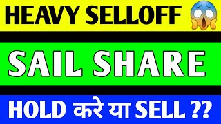 SAIL SHARE CRASH  SAIL SHARE PRICE TARGET  SAIL SHARE ANALYSIS  SAIL SHARE FUTURE PRICE [upl. by Limay]