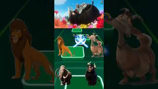 Lion King Simba Vs Ferdinand Vs Funny goat Vs Funny mammoth 🦣 coffindance funnyanimal ytshorts [upl. by Gold]