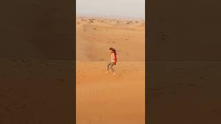 She was enjoying the desert 🏜️ moment newsong song shorts youtubeshorts deserttrip love [upl. by Darooge]